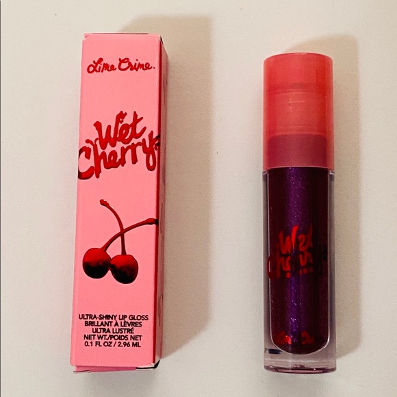 Lime Crime Wet Cherry Lip Gloss “Poison Cherry” - Picture 3 of 6